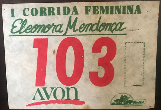 Homenagem - I Corrida Feminina Eleonora Mendonca - Avon - Numero.jpg