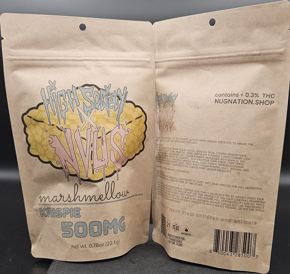 NVUS THC Krispie Treat (500mg)