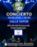 Calle Vapor concert, 25 June