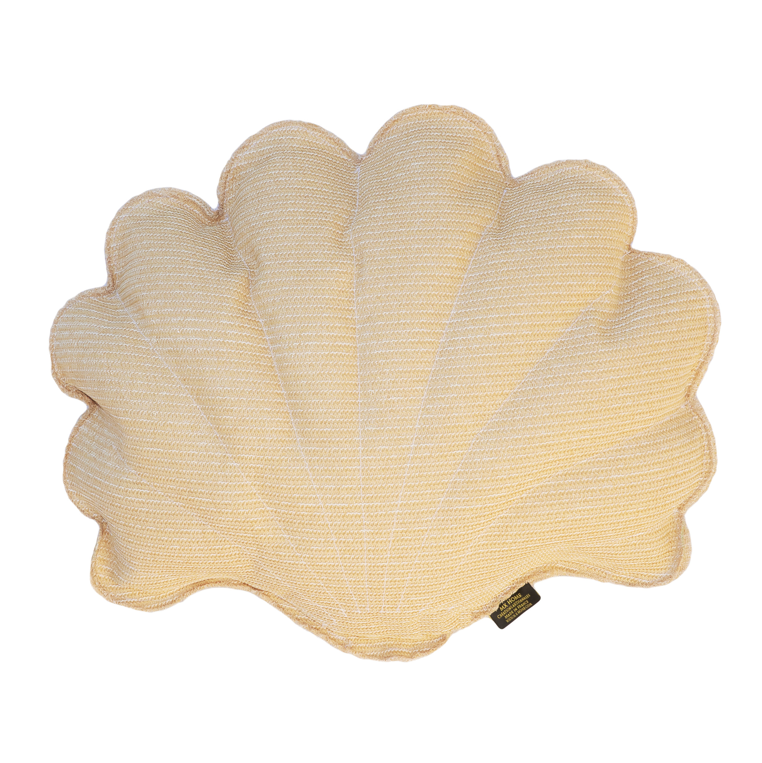 Natural Beige Seashell Cushion
