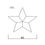 Thumbnail: Cyan starfish velvet cushion