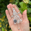 Thumbnail: Fused Glass Christmas Tree - White