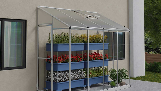 חממה ביתית 1.2x2.4 LEAN TO