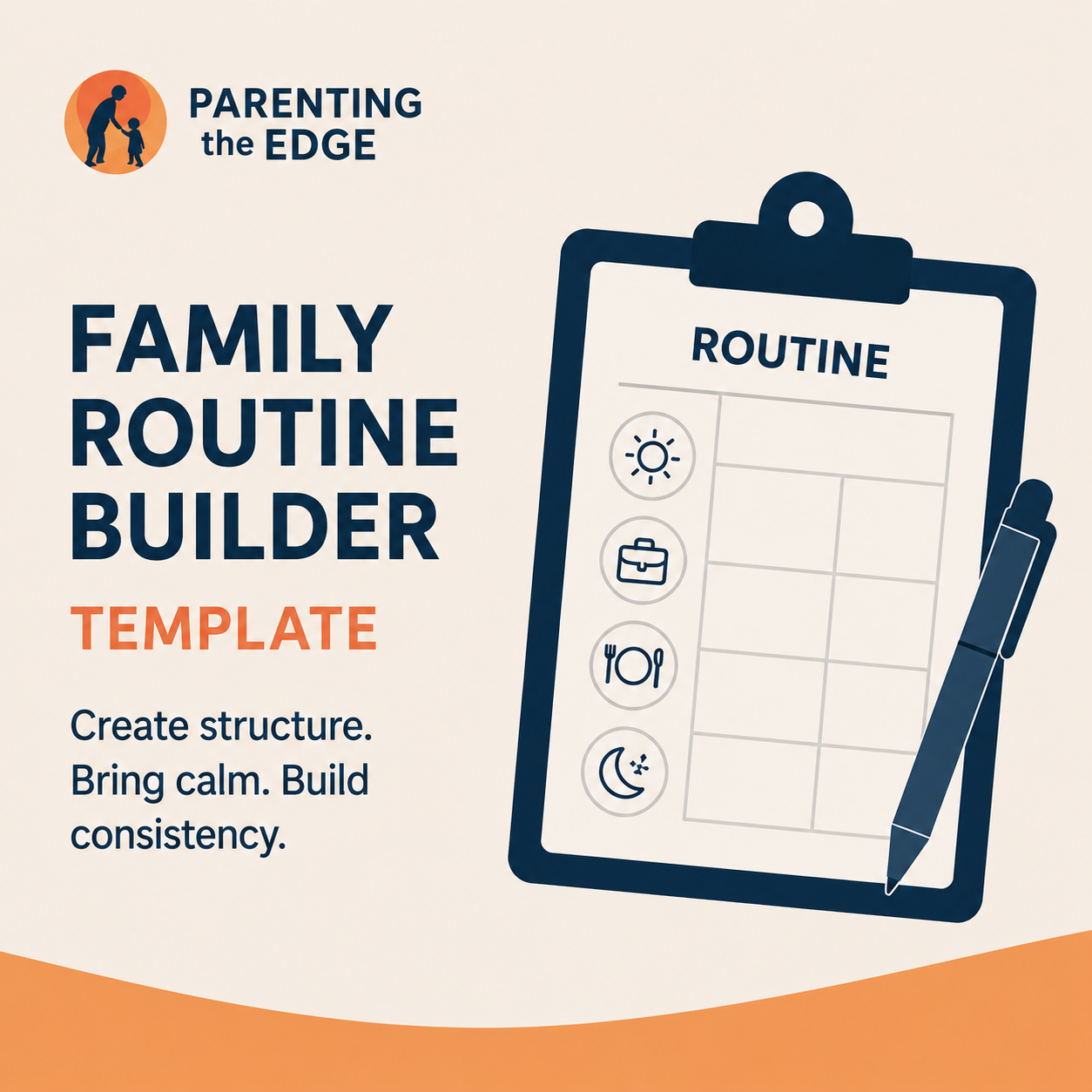 Family Routine Builder Template