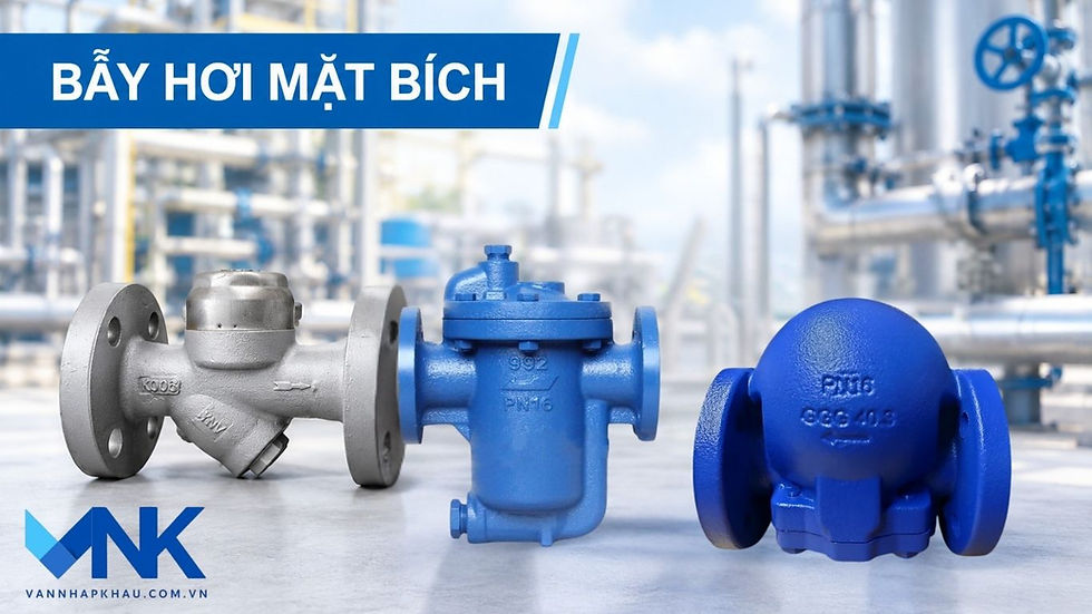 Bẫy hơi lắp bích dùng cho các hệ thống nào?
