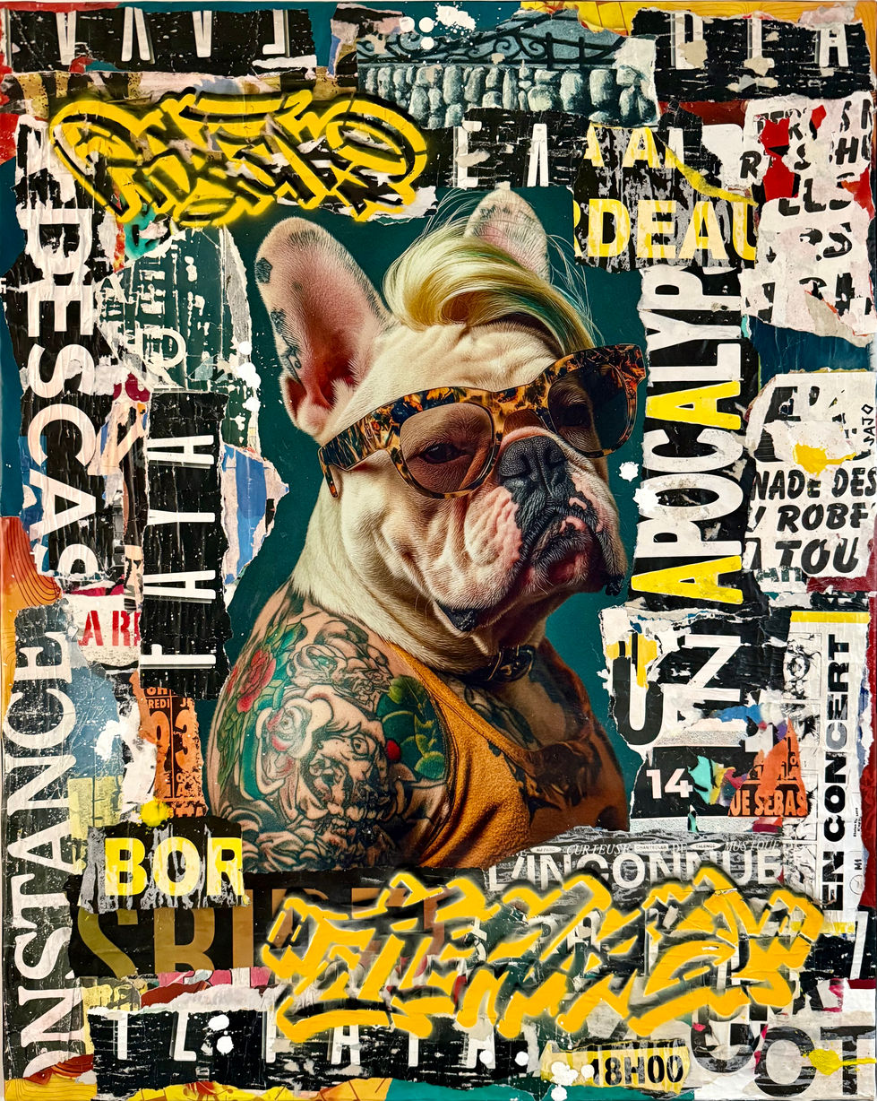 13-Tattooed Bulldog 100x80