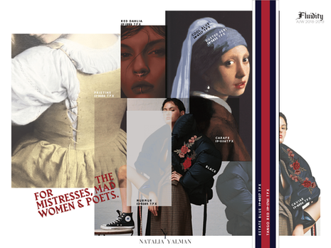 a collage of women 's images with the words " the mistresses mad women & poets " at the bottom