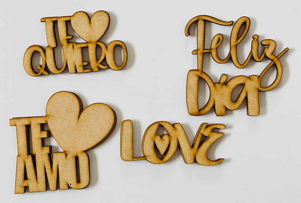 Miniatura: Paquete de Letreros Te quiero, Te amo, Feliz día, love.