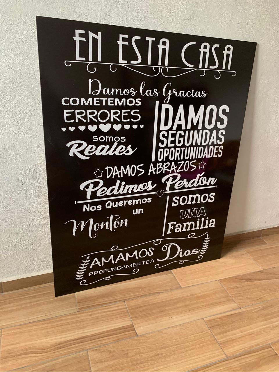 Miniatura: Letrero Decorativo en mdf 6mm con vinil