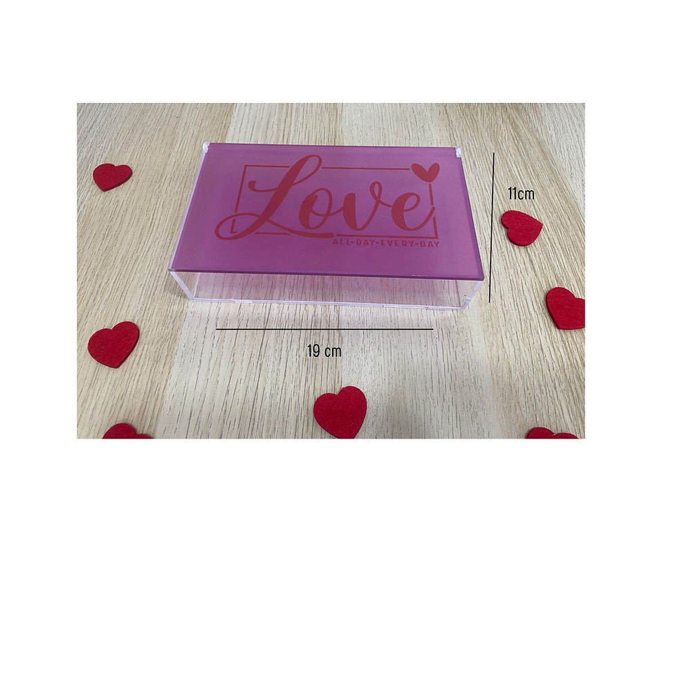 Miniatura: Caja de acrílico LOVE