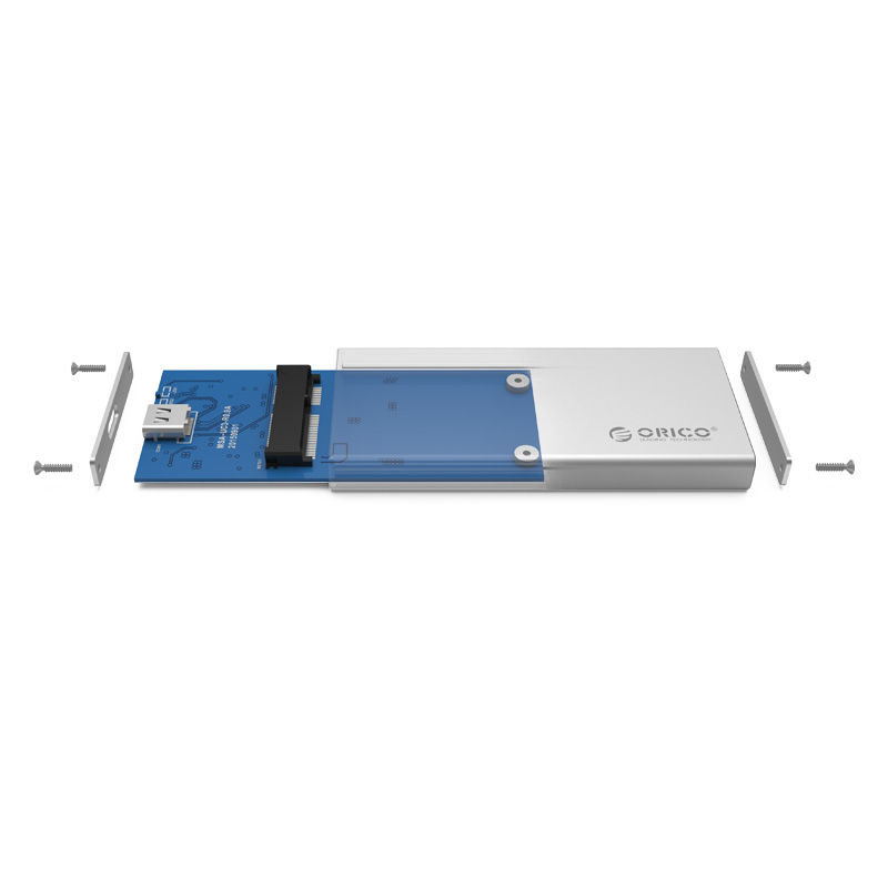 ORICO Aluminum mSATA to USB3.0 SSD Enclosure Adapter Case, Built-in ASM1153E Con