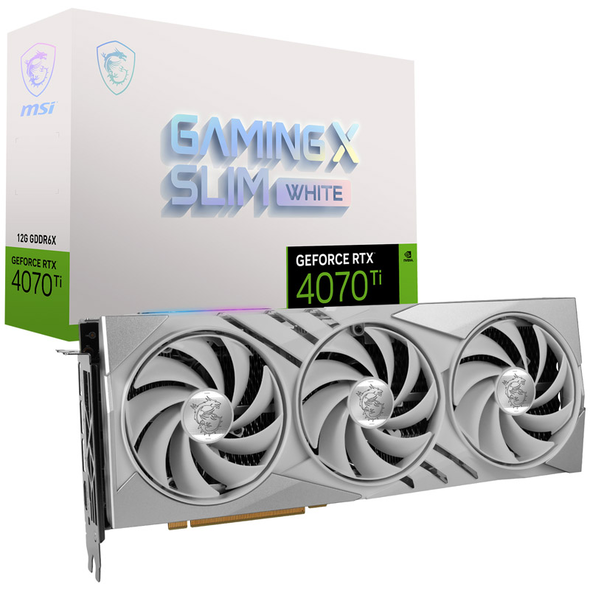 MSI GeForce RTX 4070 Ti Gaming X Slim White 12G