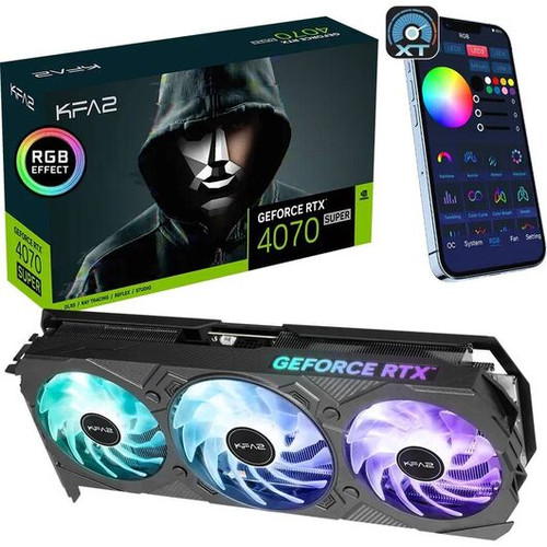 KFA2 GEFORCE RTX 4070 SUPER EX GAMER (1-CLICK OC), 12GB GDDR6X