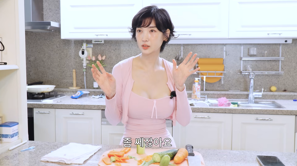 이해인36.5 in her new kitchen – EasyMarble EP.01 screenshot, start of kitchen eroticism fantasy.