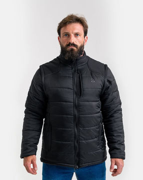 JAQUETA INVICTUS PUFFER WARM - PRETA