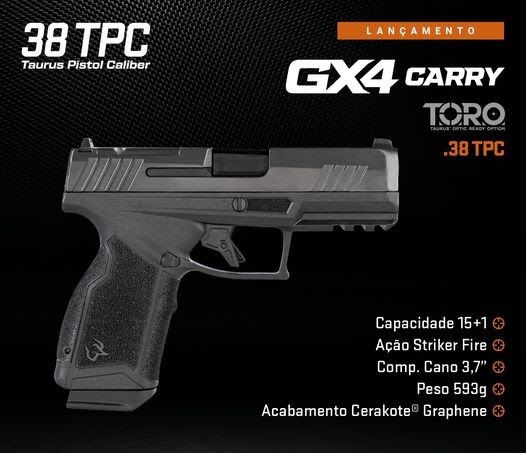 TAURUS GX4 CARRY .38TPC