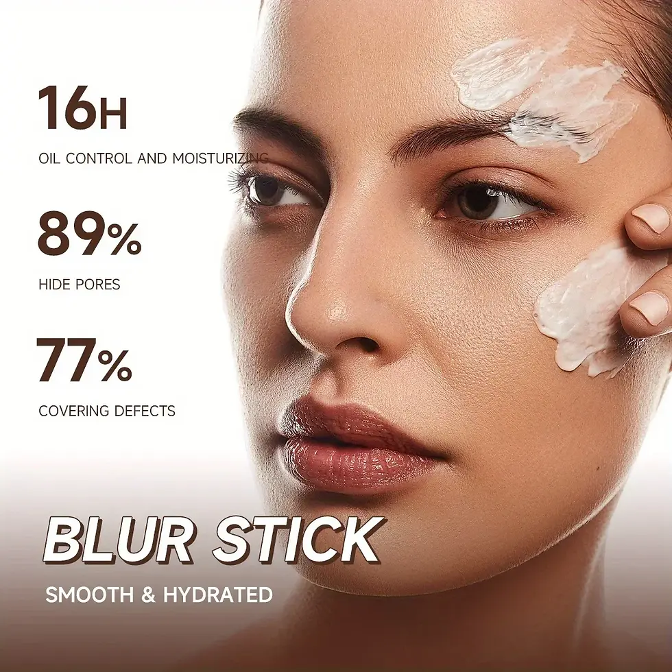 Miniatura: Base em bastão invisível para poros, base facial em bastão matte, base facial.