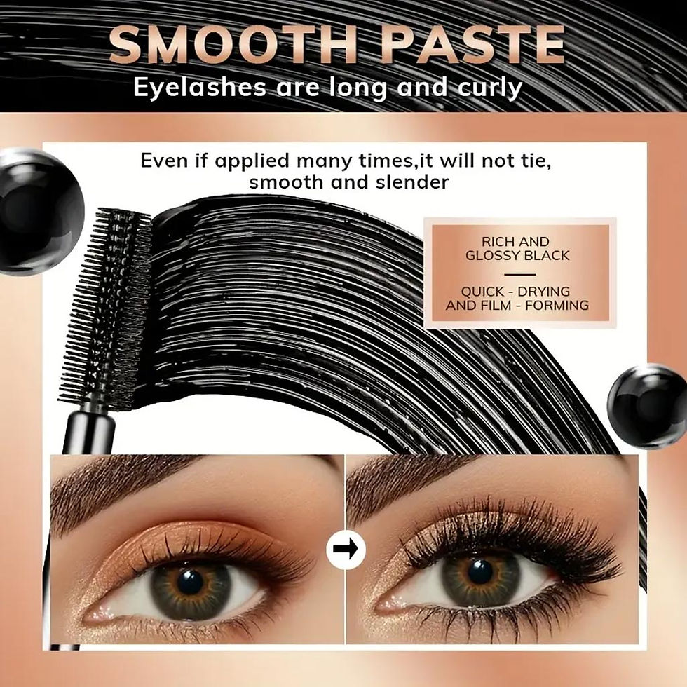 Miniatura: 1 unidade de máscara para cílios com fibra de seda 8D, à prova d'água