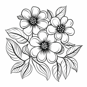 flores para colorear