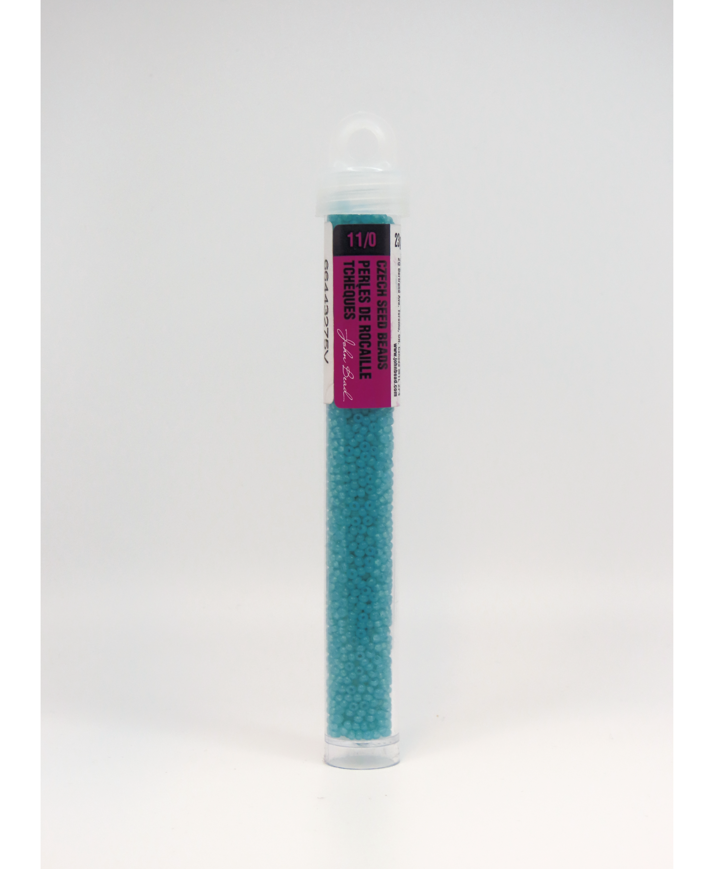 11/0 Czech Seed Bead Alabaster Turquoise Solgel