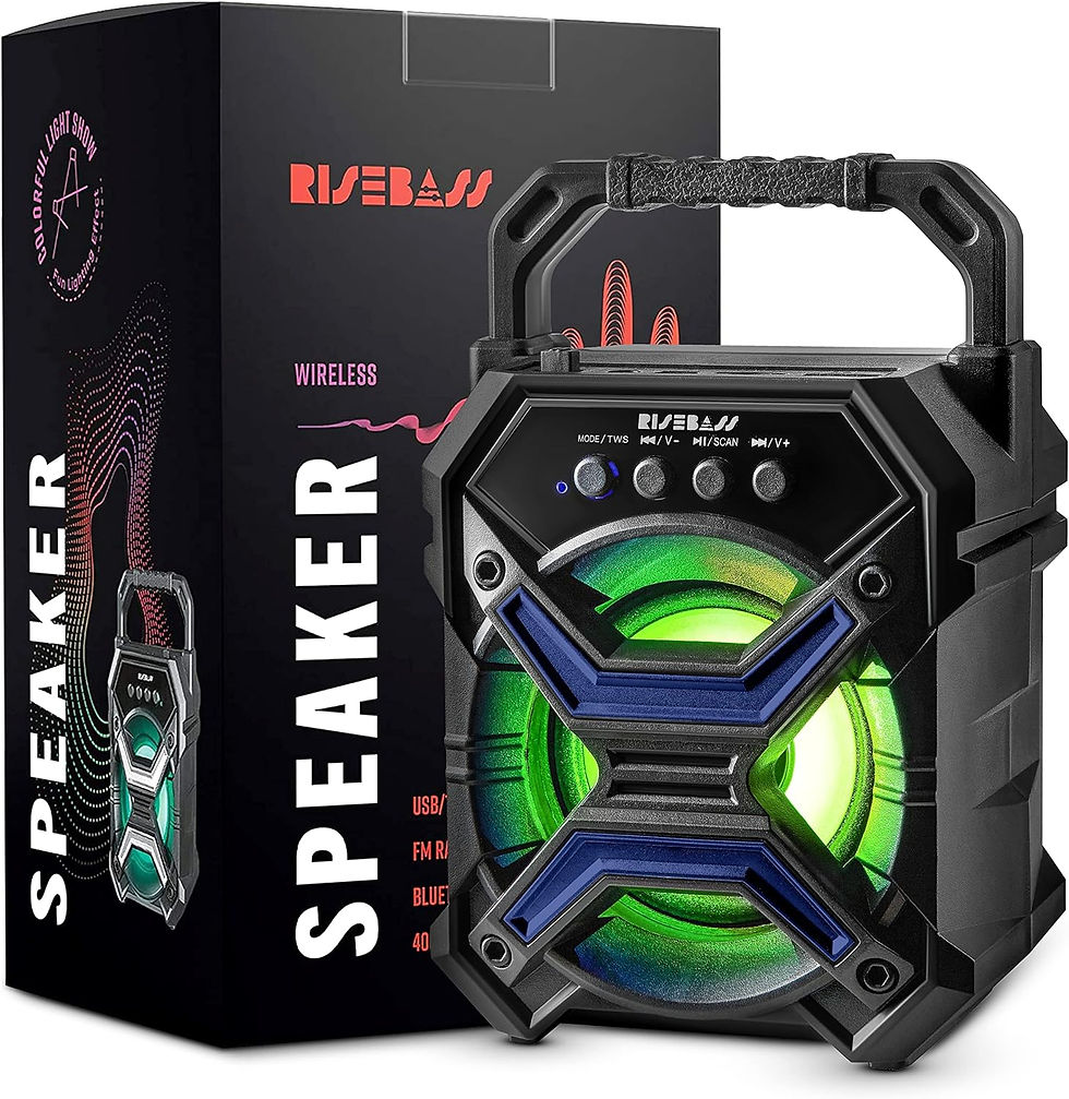 Thumbnail: Portable Wireless Bluetooth Speaker with TWS Function - Rechargeable Bluetooth S
