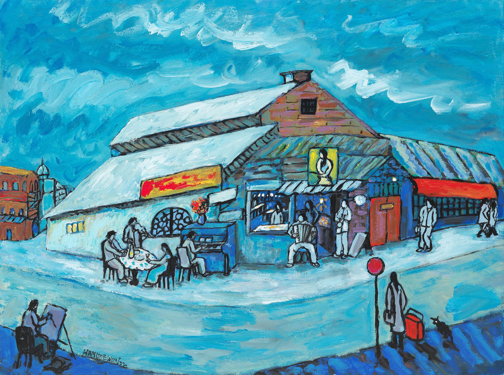 트빌리시 풍경 2022 oil on canvas 91x116.8cm