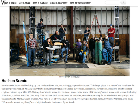 HUDSON SCENIC strikes a pose in Westchester Magazine