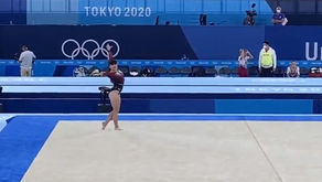 Ginasta Alexa Moreno realiza apresentação ao som de Demon Slayer