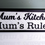 Thumbnail: Mums Rules Plaque