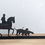 Thumbnail: The Hunt, Working Dog, Acrylic Silhouette