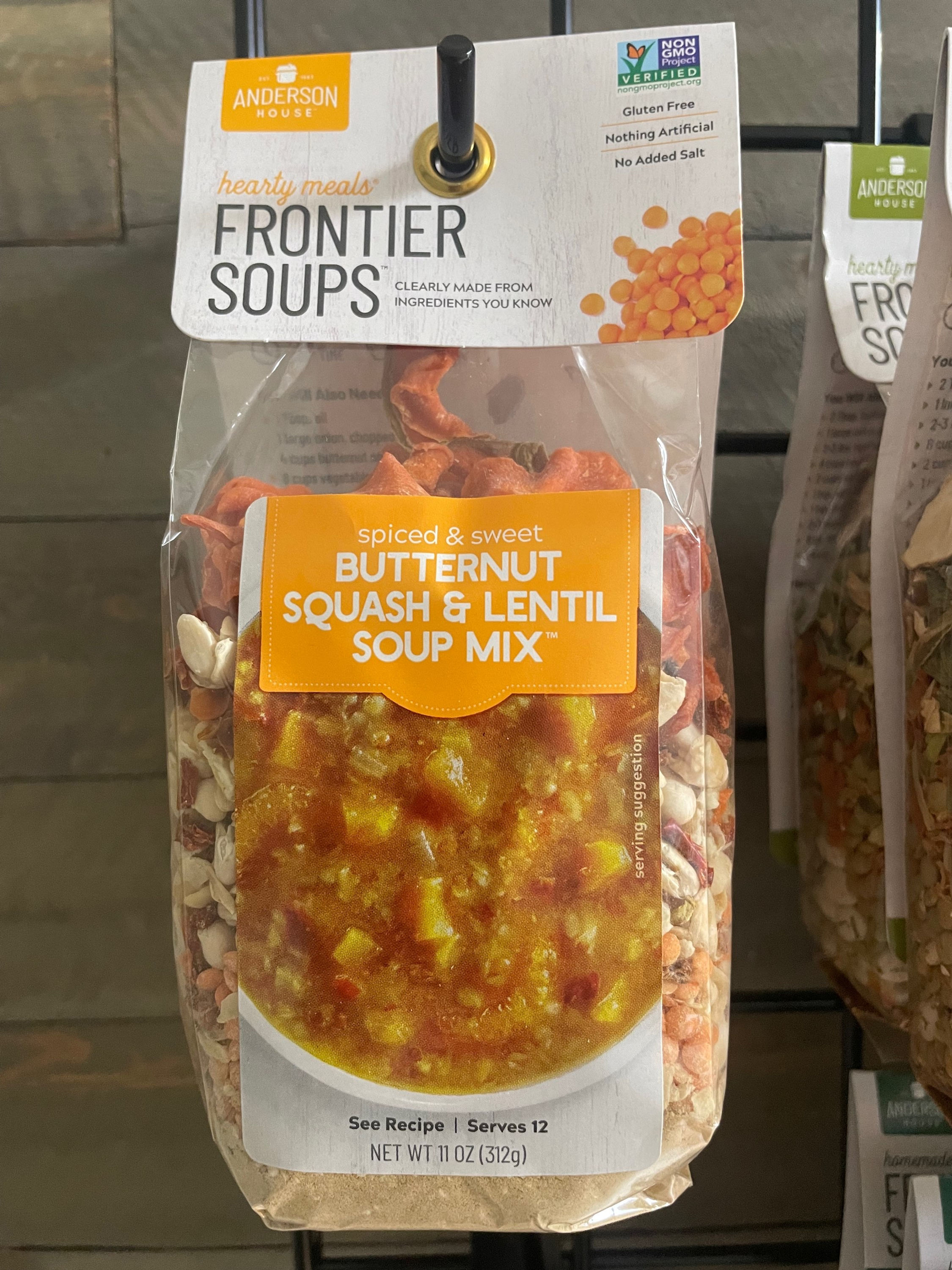 Butternut squash and lentil soup mix