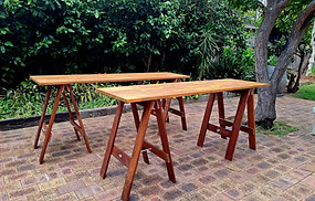 Wooden Trestle Tables