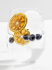 Stemless cocktail glass