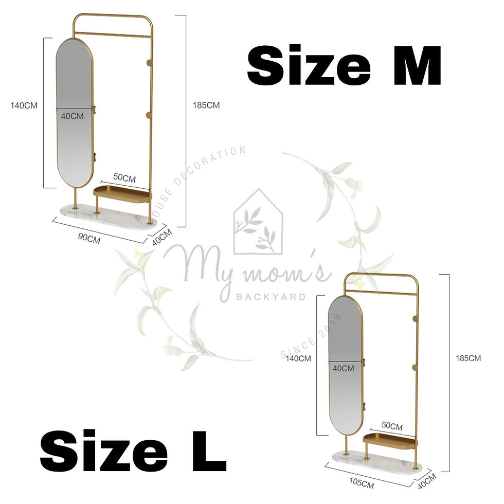 ภาพขนาดย่อ: My deluxe marble hanger with full-size mirror   #MMB338