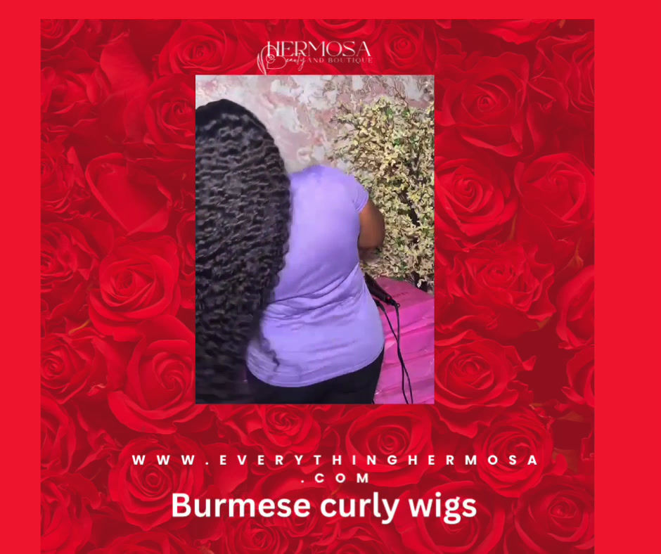 Burmese Curly 13x4 HD Wigs