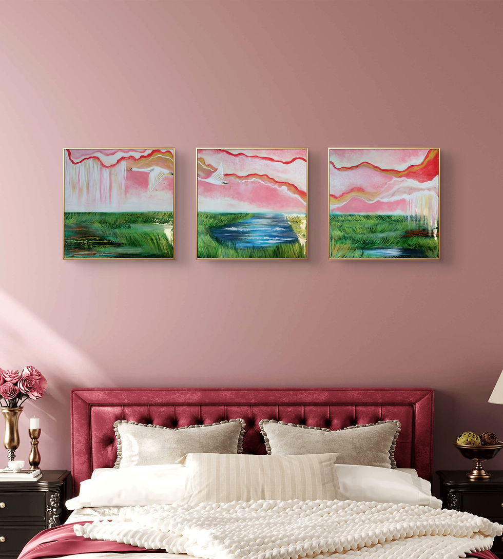 Thumbnail: Guidance Original Mixed Media Painting CURRENTLY EXHIBITED