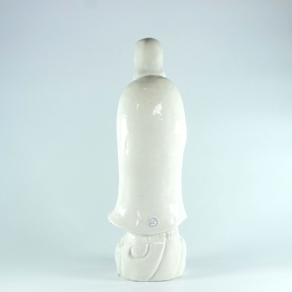 Thumbnail: A Chinese Blanc de Chine figure of Damo