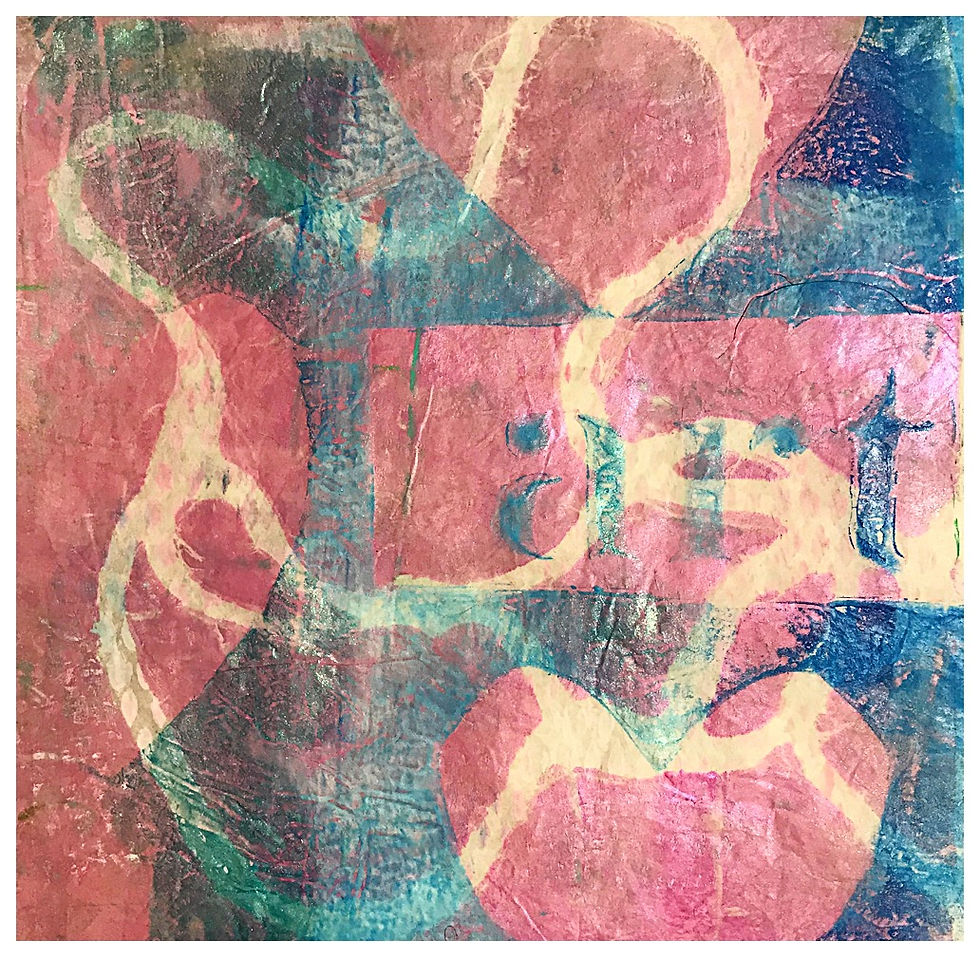 Thumbnail: Gelatin Plate Printing