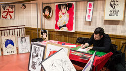 Artist in working, Art shop revival, 21st December 2014