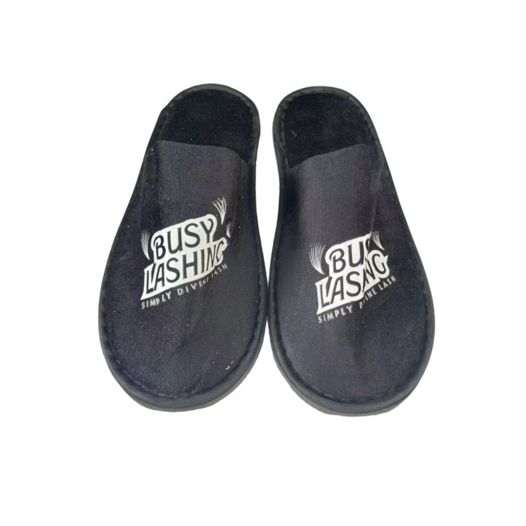 "Busy Lashing" Slippers