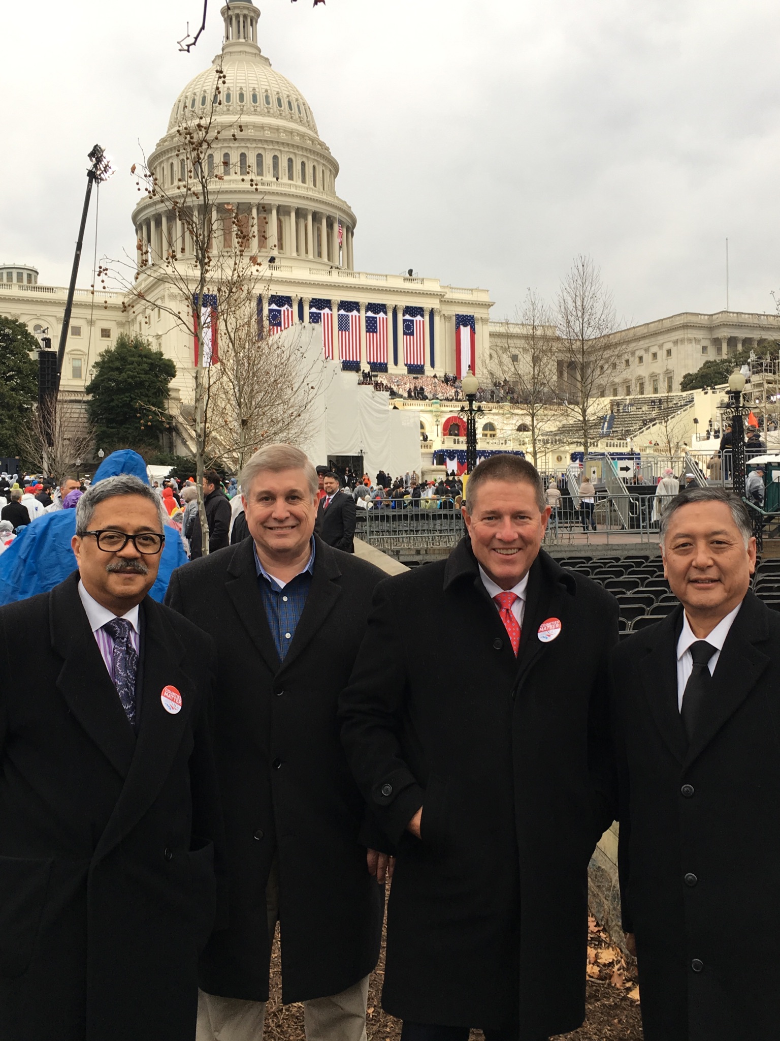 Trump Inauguration w/ NACo Officers