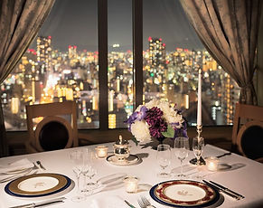 Experience exquisite French cuisine with panoramic city views at MALMAISON, located on the 25th floor of Hotel Hankyu International.