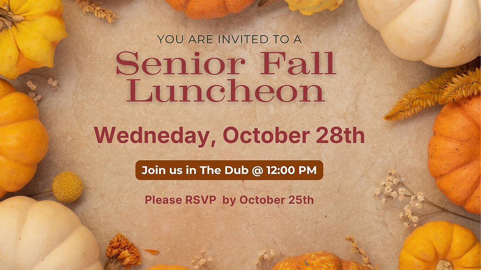 Senior Fall Luncheon