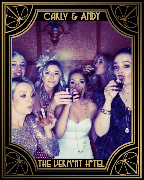Gif from the Gif Booth during a wedding at The Vermont Hotel in Newcastle upon Tyne