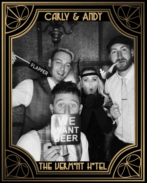 Gif from the Gif Booth during a wedding at The Vermont Hotel in Newcastle upon Tyne
