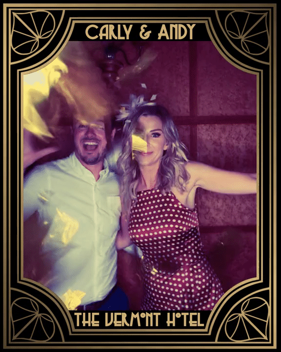 Gif from the Gif Booth during a wedding at The Vermont Hotel in Newcastle upon Tyne