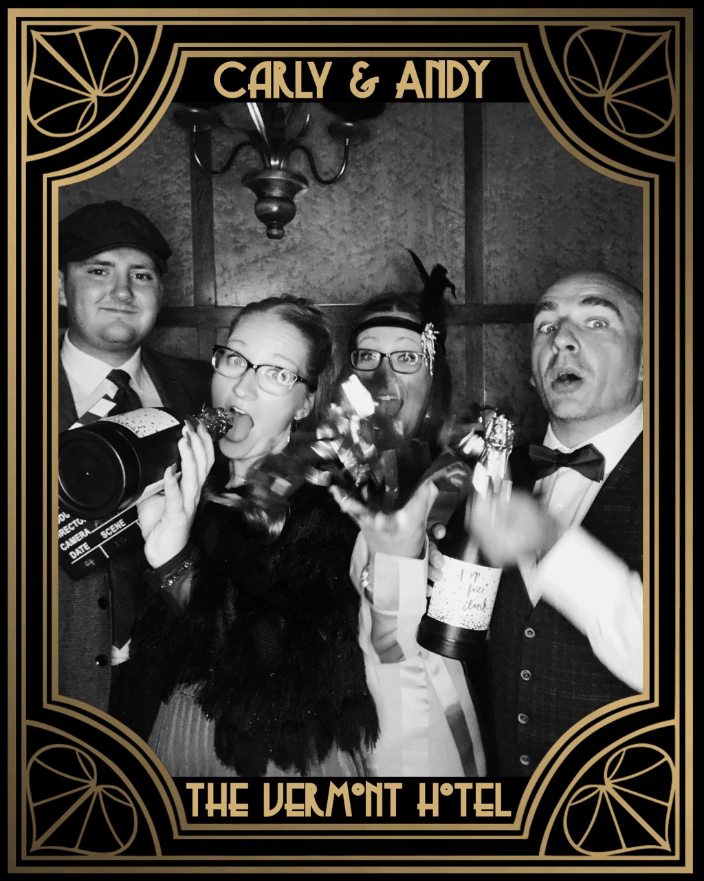 Gif from the Gif Booth during a wedding at The Vermont Hotel in Newcastle upon Tyne