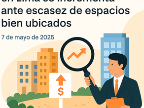 Valor de terrenos urbanos en Lima se incrementa ante escasez de espacios bien ubicados