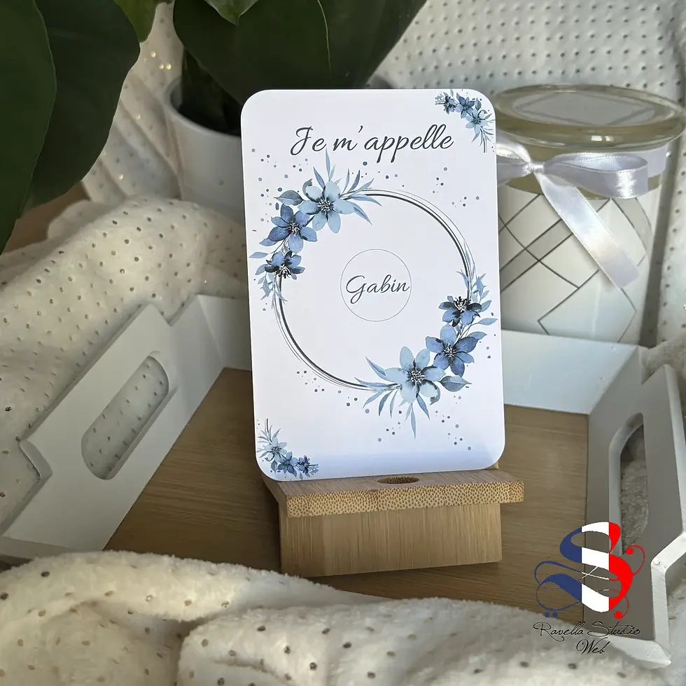 Miniature : Lot de 4 cartes à gratter Annonce Prénom de Bébé