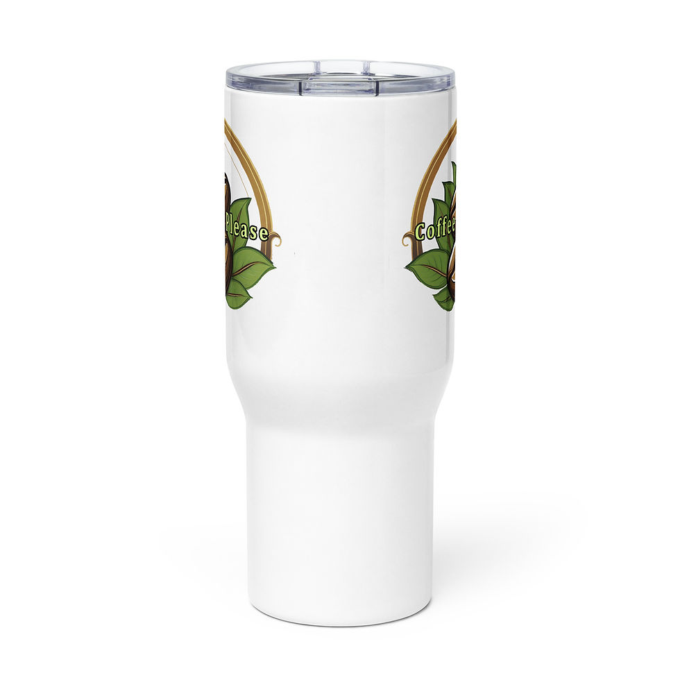 Thumbnail: Official 'Coffee Me Please' Stainless Steel Tumbler w/ lid